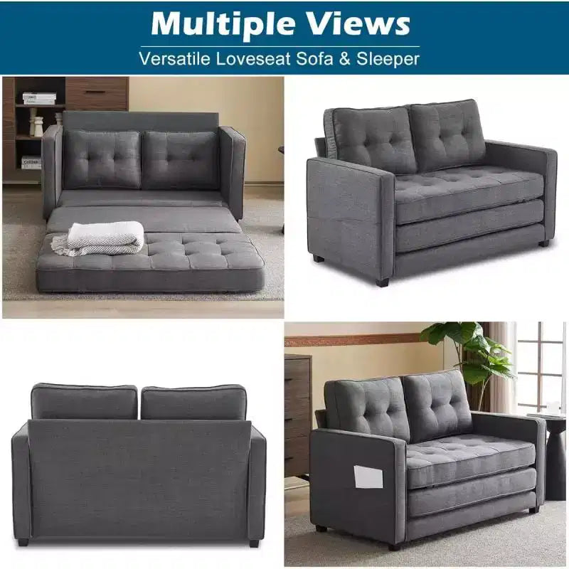 Karl Home |53.5 inch Upholstered Sleeper Sofa