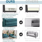 Karl Home |53.5 inch Upholstered Sleeper Sofa