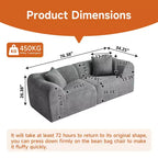MAYEERTY 70 In 2 SeaterModern Velvet Loveseat Sofa with Throw Pillows Compact Space-Saving Couch