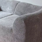 MAYEERTY 70 In 2 SeaterModern Velvet Loveseat Sofa with Throw Pillows Compact Space-Saving Couch