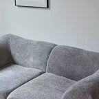 MAYEERTY 70 In 2 SeaterModern Velvet Loveseat Sofa with Throw Pillows Compact Space-Saving Couch