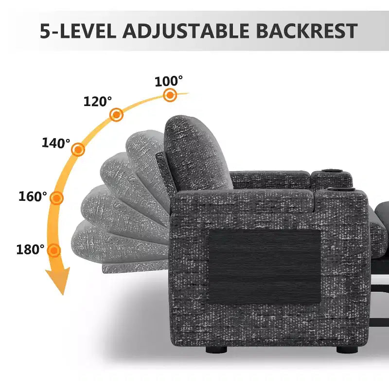 Dyonery 3 in 1 Sofa Bed,65.5 Inch Convertible Pull Out Couch,Loveseat Sleeper Sofa with Cup Holders/USB,Comfy Sofa Couches for Living Room,Bedroom
