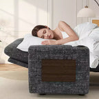 Dyonery 3 in 1 Sofa Bed,65.5 Inch Convertible Pull Out Couch,Loveseat Sleeper Sofa with Cup Holders/USB,Comfy Sofa Couches for Living Room,Bedroom
