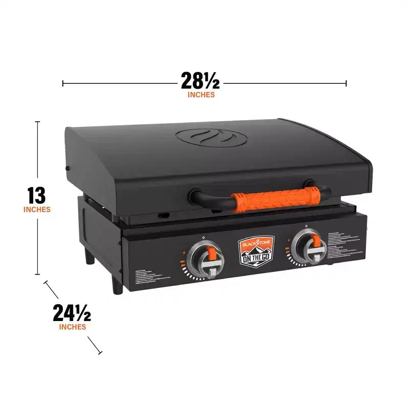 Plaque de cuisson de table Blackstone OTG 22, grill portable avec couvercle intégré