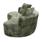 GDFStudio Danilo Modern 80 3-Seater Boucle Upholstered Boneless Sofa with 2 Pillows