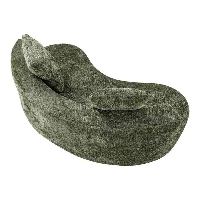 GDFStudio Danilo Modern 80 3-Seater Boucle Upholstered Boneless Sofa with 2 Pillows