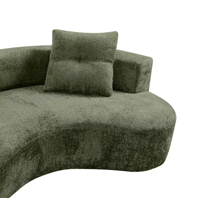 GDFStudio Danilo Modern 80 3-Seater Boucle Upholstered Boneless Sofa with 2 Pillows