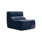 MAYEERTY Canapé sectionnel modulable personnalisable en velours, emballage compressé, canapé moderne bicolore