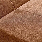 MAYEERTY Canapé sectionnel modulable personnalisable en velours, emballage compressé, canapé moderne bicolore