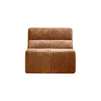 MAYEERTY Canapé sectionnel modulable personnalisable en velours, emballage compressé, canapé moderne bicolore
