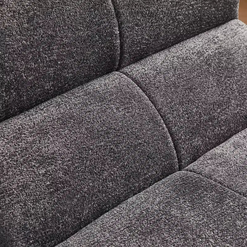 MAYEERTY Canapé sectionnel modulable personnalisable en velours, emballage compressé, canapé moderne bicolore