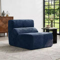 MAYEERTY Modular Customizable Velvet Sectional Sofa Compressed Packaging Color-Block Modern Couch
