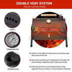Barbecue portable au charbon de bois Karl Home 15 po