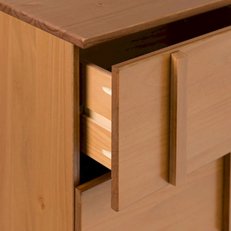 Middlebrook Mid-Century Modern Detailed Solid Wood Nightstand