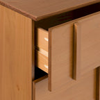 Middlebrook Mid-Century Modern Detailed Solid Wood Nightstand