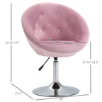 Pink Modern 26 Swivel Accent Chair