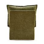 Green 28.74 Chenille Upholstered Swivel Rocking Chair