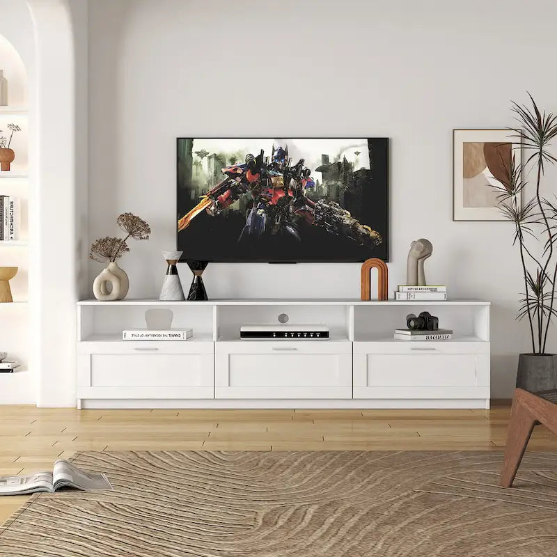 70.87 TV Stand with 3 Storage Spaces & 3 Drawers