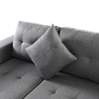 Modern 4-Seat L-Shaped Sectional Sofa with Lounge Chaise