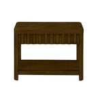 25 Rectangular Farmhouse End Table with Storage Shelf, Sofa Side Table with Solid Wood Legs for Living Room, Bedroom, Office