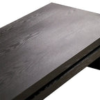 Modern Black Wooden Coffee Table