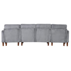 U-shaped Sponge-filled Cushion Combination Sofa