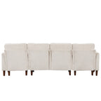 U-shaped Sponge-filled Cushion Combination Sofa