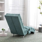 Chaise longue de massage intérieure en lin