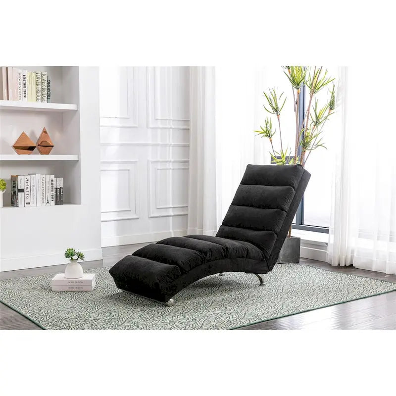 Chaise longue de massage intérieure en lin
