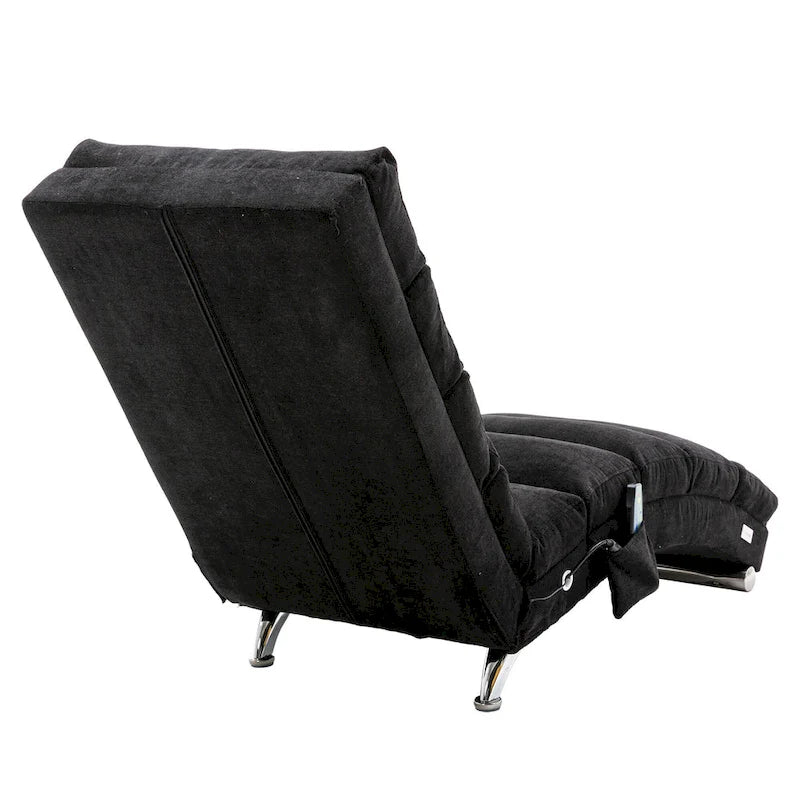 Chaise longue de massage intérieure en lin