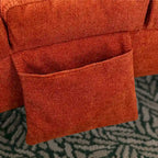 Chaise longue de massage intérieure en lin