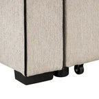 Canapé-lit d'angle convertible moderne avec 2 ports USB, 2 prises de courant et 3 oreillers