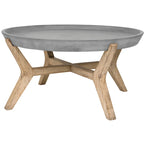 SAFAVIEH Gwladys Indoor/ Outdoor Coffee Table - 33.4 x 33.4 x 18.1 - 33Wx33Dx18H