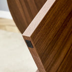 Table basse ronde moderne en MDF, table de salon durable