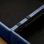 Canapé d'angle modulable 7 places surdimensionné en chenille avec rangement sous l'assise, combinaison DIY