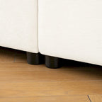 Canapé d'angle modulable 7 places surdimensionné en chenille avec rangement sous l'assise, combinaison DIY