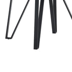 Ensemble de bar 5 pièces Netia à hauteur de comptoir avec chaises rembourrées en bouclette et piètement de table en métal par Christopher Knight Home