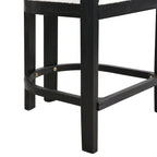 Ensemble de bar 5 pièces Netia à hauteur de comptoir avec chaises rembourrées en bouclette et piètement de table en métal par Christopher Knight Home
