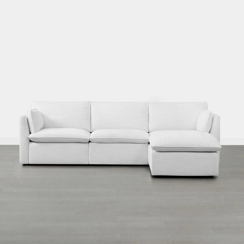 Canapés modulables d'angle Cypress avec pouf