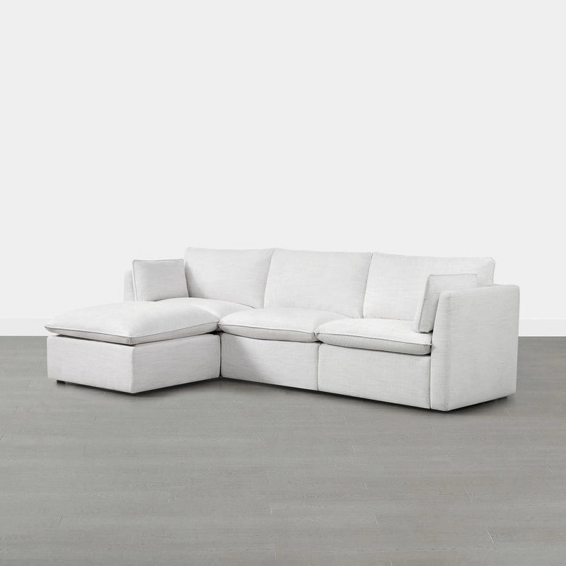 Canapés modulables d'angle Cypress avec pouf