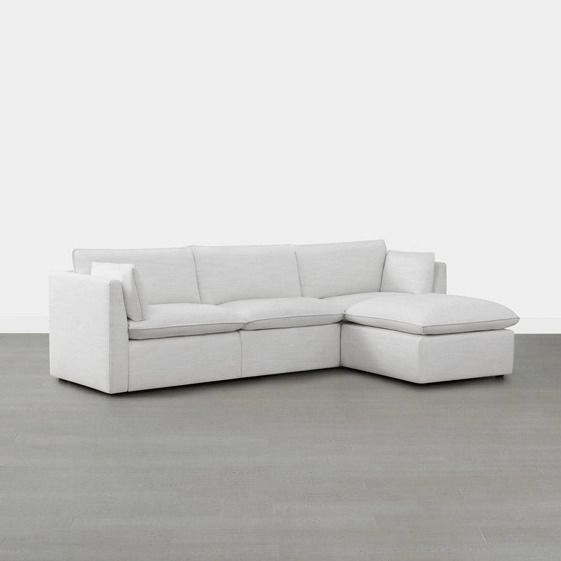 Canapés modulables d'angle Cypress avec pouf