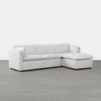 Canapés modulables d'angle Cypress avec pouf