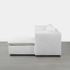 Canapés modulables d'angle Cypress avec pouf
