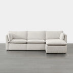 Canapés modulables d'angle Cypress avec pouf