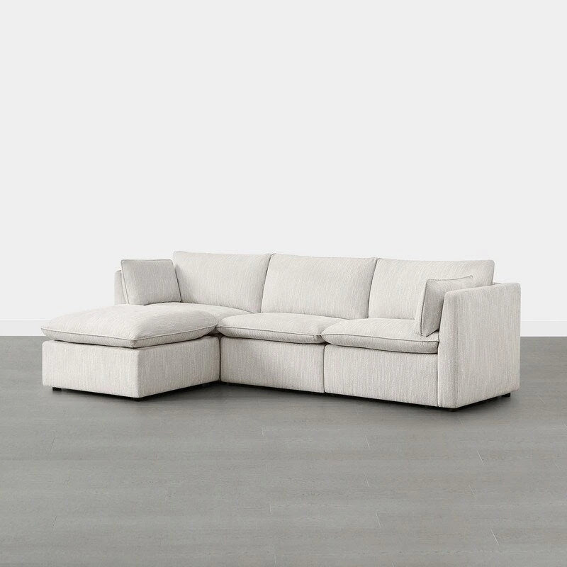 Canapés modulables d'angle Cypress avec pouf