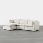 Canapés modulables d'angle Cypress avec pouf