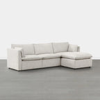 Canapés modulables d'angle Cypress avec pouf