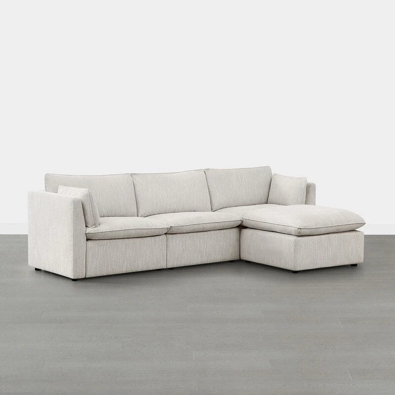 Canapés modulables d'angle Cypress avec pouf