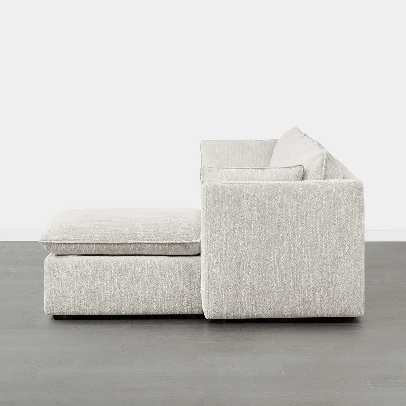 Canapés modulables d'angle Cypress avec pouf