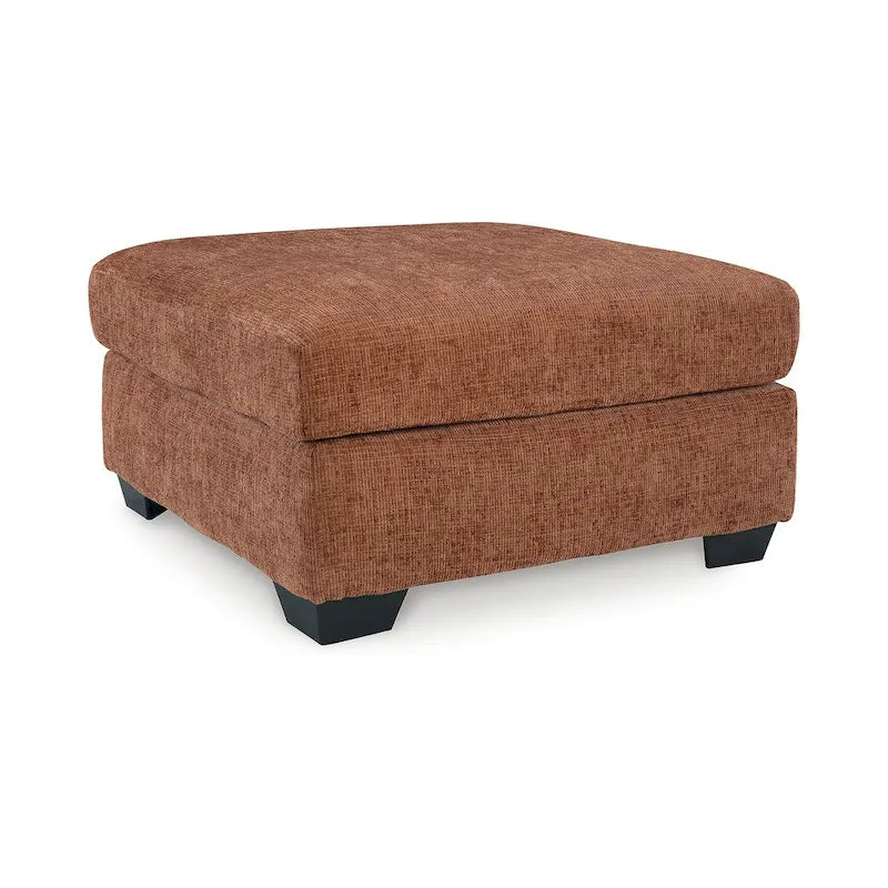 Oversized Accent Ottoman with Polyester Upholstery
